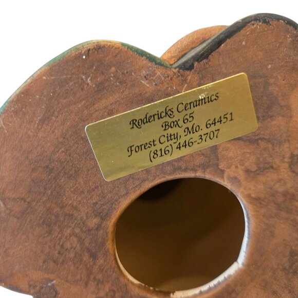 Hunter Deer Figurine Ceramic 10 Inch Hunting Cabin Decor Camo Camouflage - Picture 5 of 16